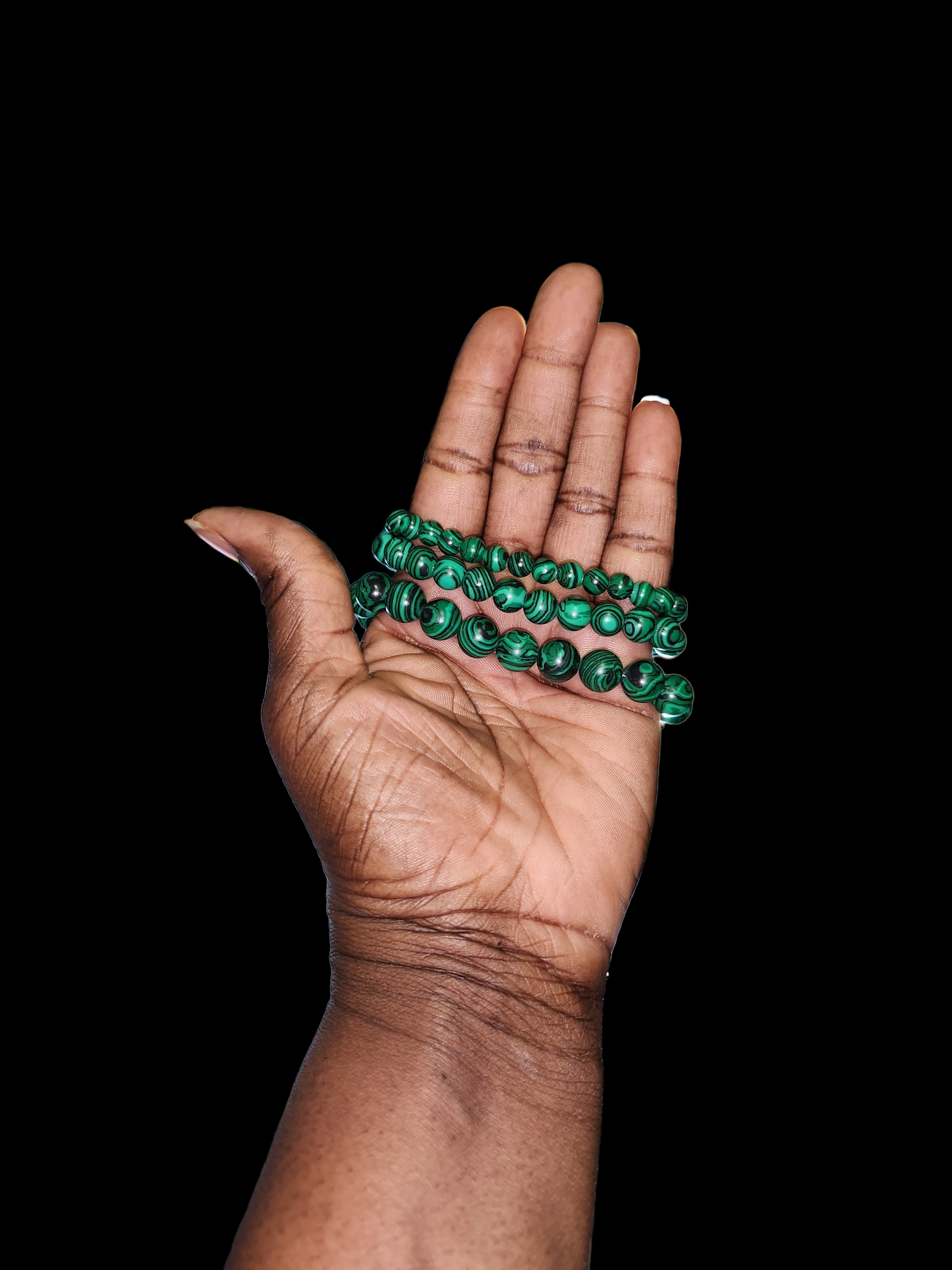 Malachite Beaded bracelet