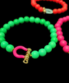 Neon Beaded Horseshoes