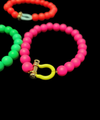 Neon Beaded Horseshoes