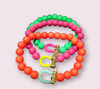 Neon Beaded Horseshoes