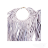 Boho Leather Fringed Earrings – Handcrafted Statement Jewelry