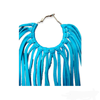 Boho Leather Fringed Earrings – Handcrafted Statement Jewelry