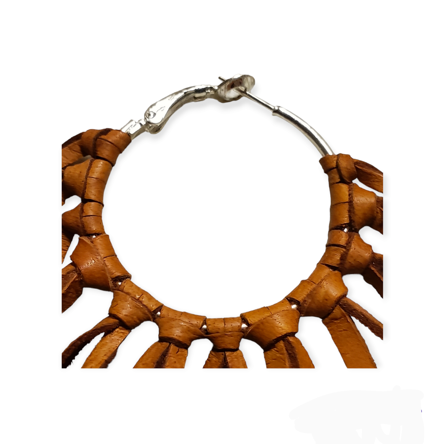Boho Leather Fringed Earrings – Handcrafted Statement Jewelry