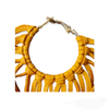 Boho Leather Fringed Earrings – Handcrafted Statement Jewelry