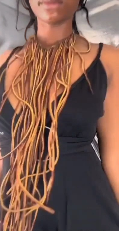 Long Brown Boogie Down Premium Leather Fringe