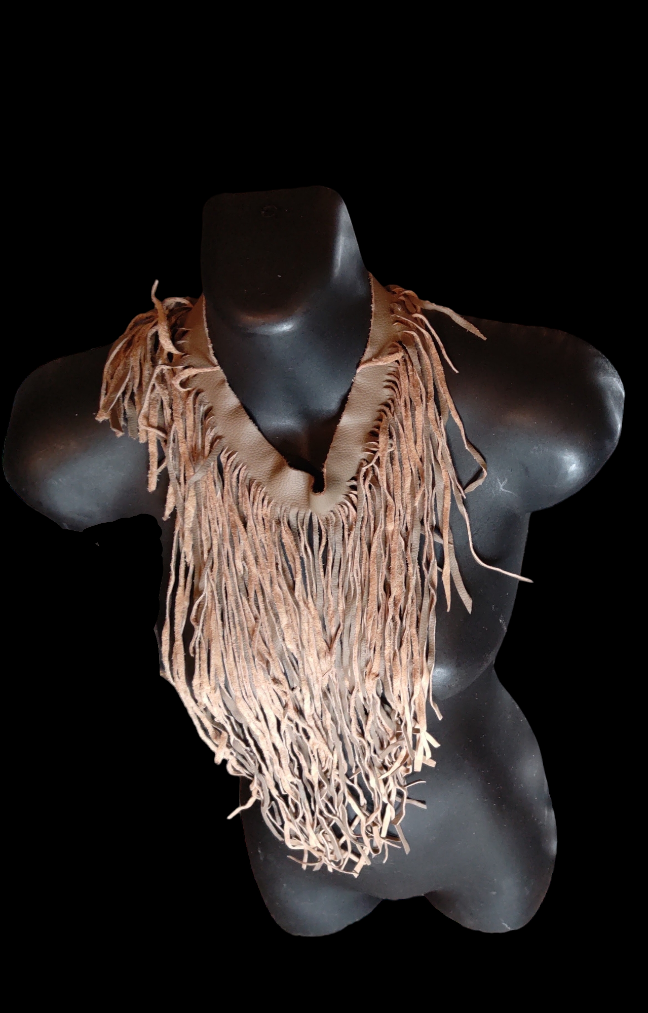 Malted Chocolate Milkshake Premium Fringed Choker