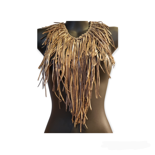 Milky Chocolate Premium Leather Fringe