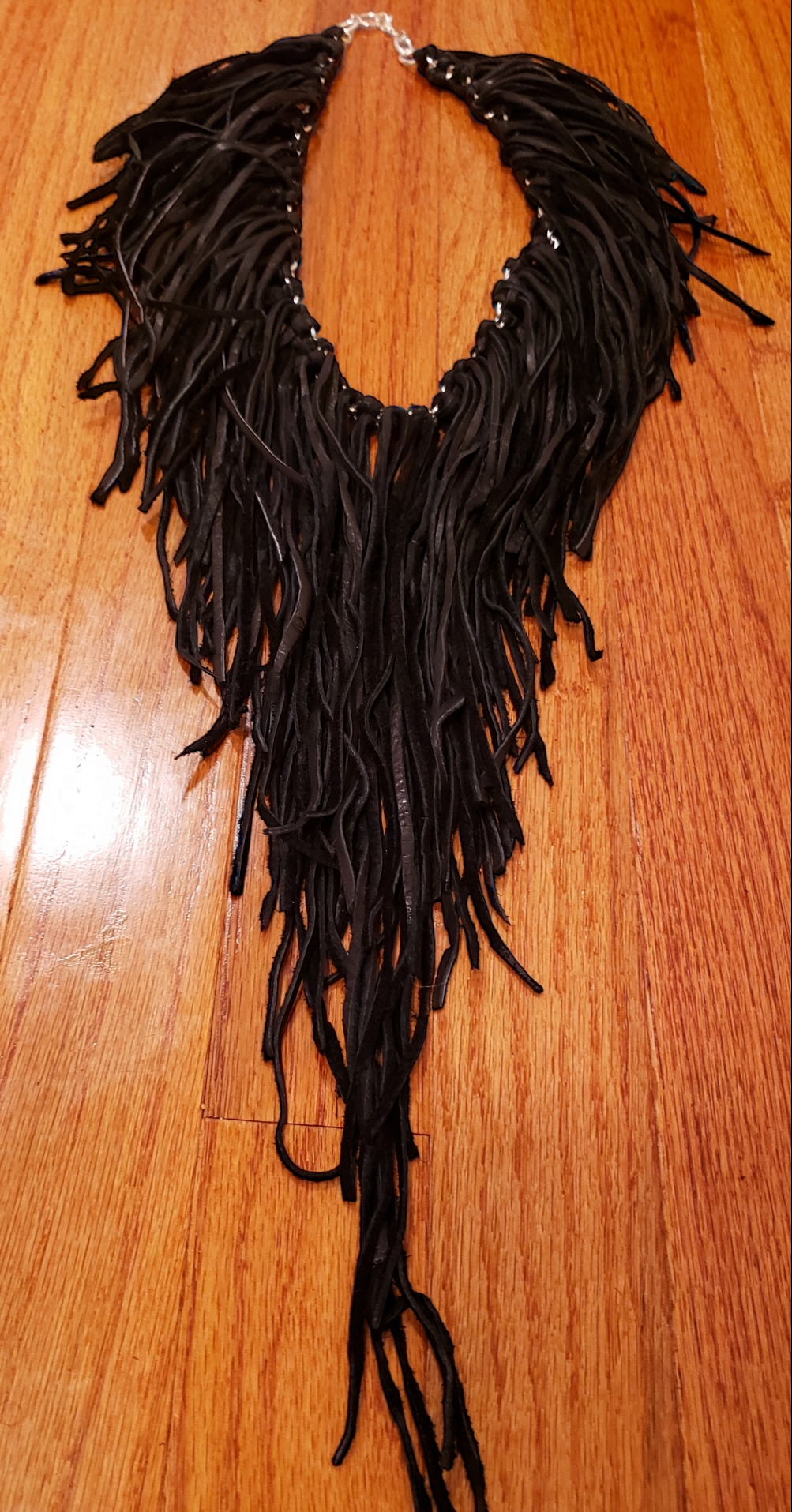 Black Leather Fringe